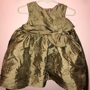 Gold dress